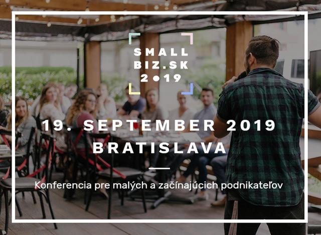 SmallBiz.sk - konferencia pre malých a začínajúcich podnikateľov - podujatie na tickpo-sk